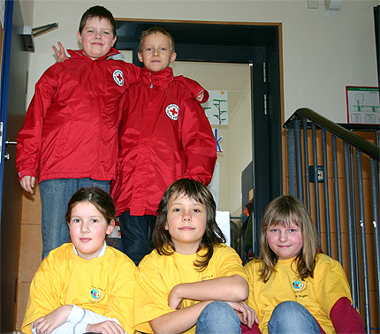 Sanit&auml;tsdienst an der Gingster Grundschule