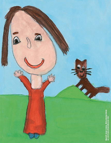 Majeda El-Jamal, 10 Jahre, Mein sch&ouml;nstes Erlebnis war, als ich meine Katze bekommen habe.