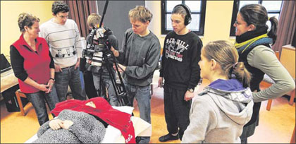 Claudia aus Szczecin hat in diesem Falle die Hauptrolle in einer der Videoproduktionen &uuml;bernommen