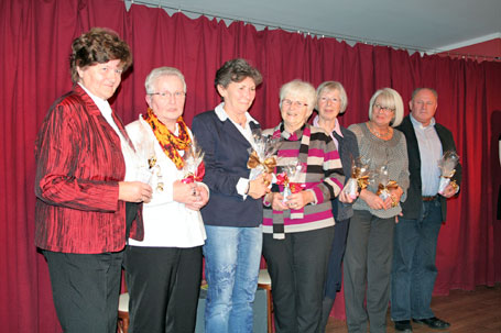 Andreas Bachmann, Vorsitzender des DRK auf R&uuml;gen, w&uuml;rdigt die Arbeit des ehrenamtlichen Helferteams