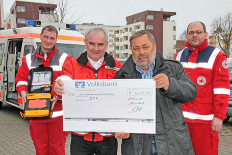 Die Stralsunder Elektrofirma Pieck geh&ouml;rt zu den Spendern und F&ouml;rderern des Betreuungszuges.